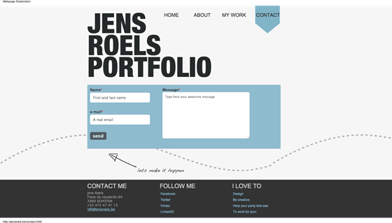 Websites: Jens Roels port folio