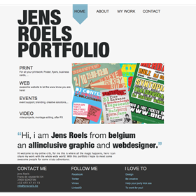 Websites: Jens Roels port folio